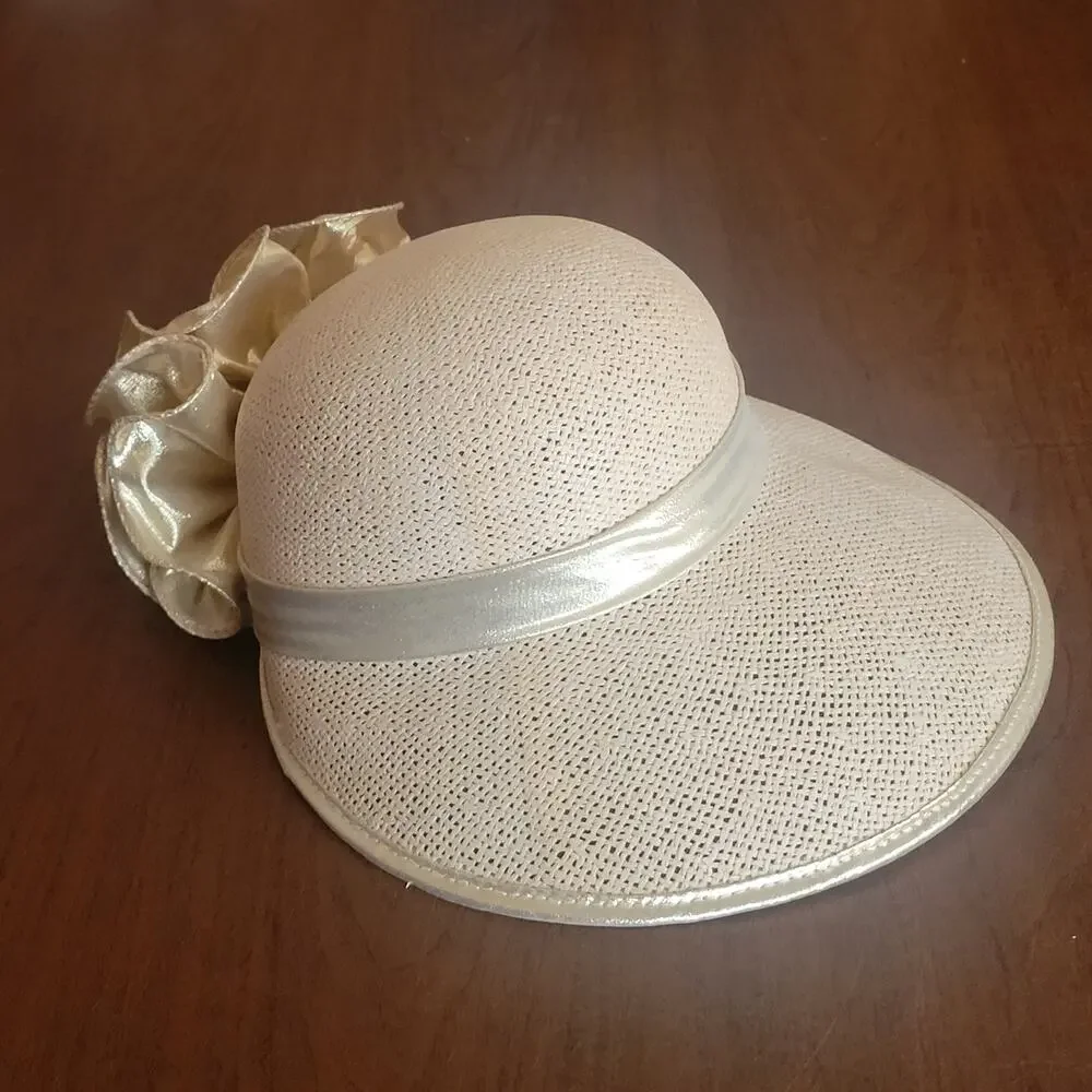 Vintage Rare San Francisco Sonni woven straw hat. Made in USA - Picture 2 of 9